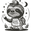 Sloth Sleepwalker Night