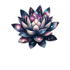 Celestial Bloom Galactic Lotus Unfolding