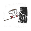 LIFE HAPPENS COFFEE HELPS