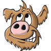 Pig dog naughty