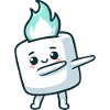 Cute Marshmallow Dabbing Sugar Comic