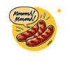 Mmmh, delicious bratwurst