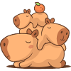 Stack of Capybaras