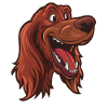 Irish Setter | Cartoon Artwork