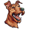 Irish Terrier | Cartoon Artwork