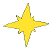 Star symbol yellow