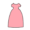 Dress Symbol Clothes Pink