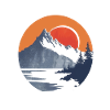 Adventure Mountains at Sunset