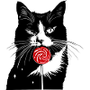 Cat Sweet Tooth Lollipop Candy