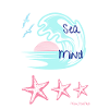 sunset wave and starfish