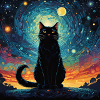 Schwarze Katze Black Cat