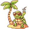 Turtle Summer Beach Vacation