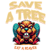 Biber Spruch Save A Tree
