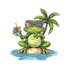 Frog Summer Holiday