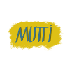 Mutti lettering with colour explosion