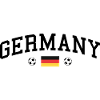 Germany mit Flagge