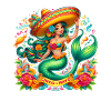Pretty Cinco de Mayo Mermaid