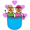 Cacahuète Couple Mari Femme Saint-Valentin