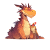 Dragon, Thanksgiving, Dragon, Kids