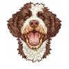 Lagotto Romagnolo | Cartoon Artwork