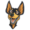 Manchester Terrier | Cartoon Artwork