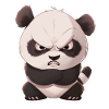 Mignon bébé panda panda cassé