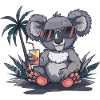 Koala Summer Beach Vacation