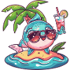 Piranha Fish Summer Holiday