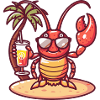 Lobster Crab Summer Holiday