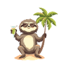 Sloth Summer Vacation