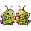 Wurm Bier Lustig Party