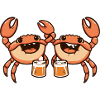 Cancer Crabe Bière Fête Drôle