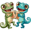 Chameleon Bière Drôle De Fête