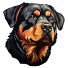 Rottweilerkopf