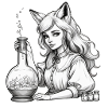Fox Girl Alchemist