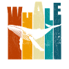 Whale - Humpback Whale - Retro - Gift