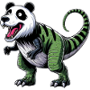 Brontosaur Zebra Fusion: Fantastic