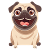 Pug | Pug | Cartoon Artwork