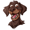 Poodle Pointer | Cartoon Artwork