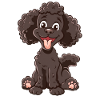 Caniche | Caniche | Dessin animé