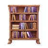 Magical Bookcase Enchanting Motifs