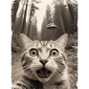 Funny Cat Selfie Alien Spaceship