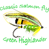 Green Highlander classic salmon fly