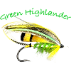 Green Highlander classic salmon fly