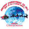 National Lampoon's Christmas Vacation Burning Sled