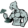 Bodybuilder Jaguar Dumbbell