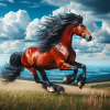 Galloping horse