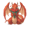 Dragon Roses Valentine's Day Dragon