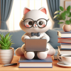 3D Computer Cat
