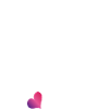 white flower tendril with heart